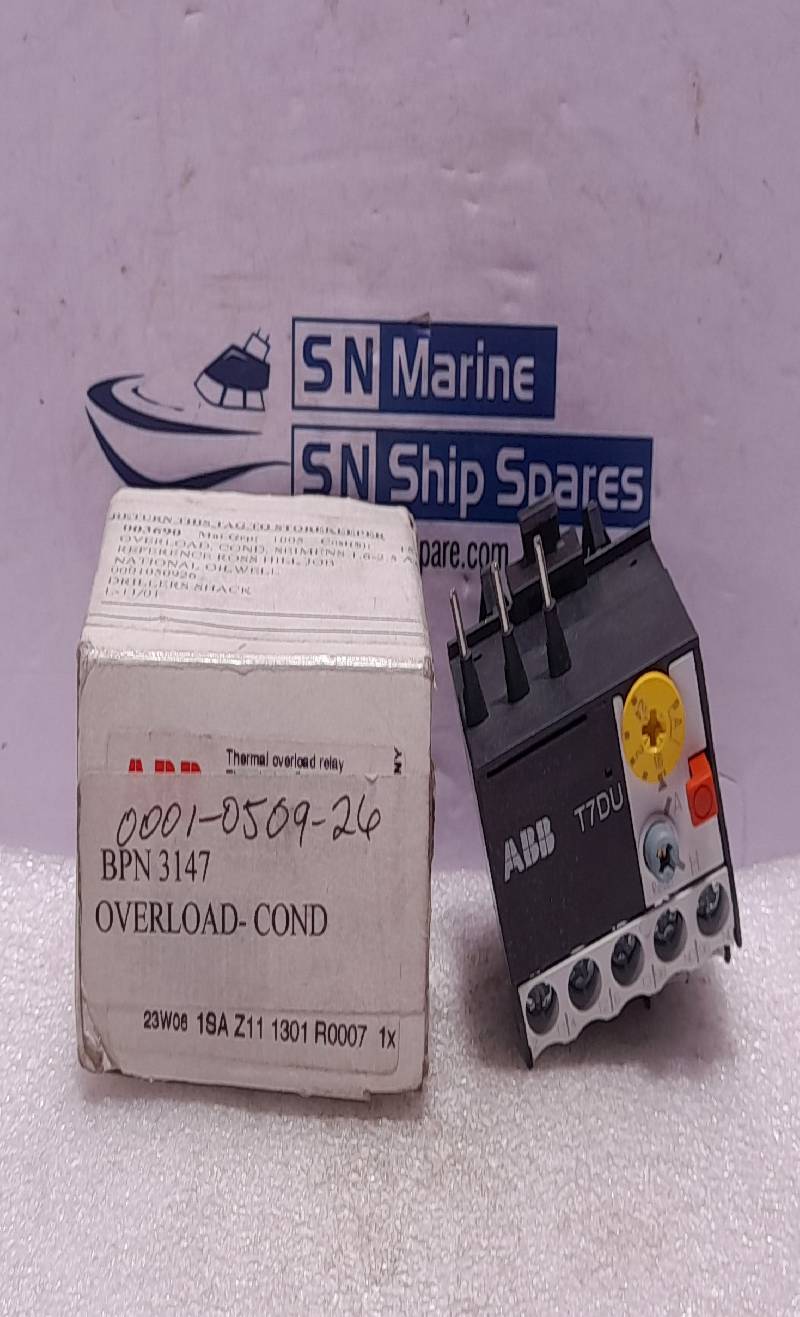 ABB T7DU Overload Relay Condition 1.6-2.5 A
