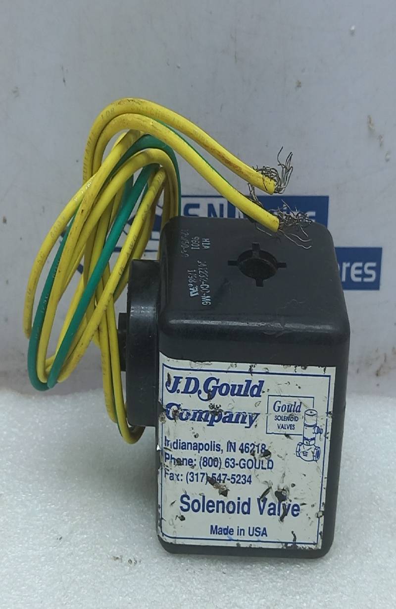 J.D Gould J41232-CC-M6 Solenoid Valve H1A 120V 50/60Hz