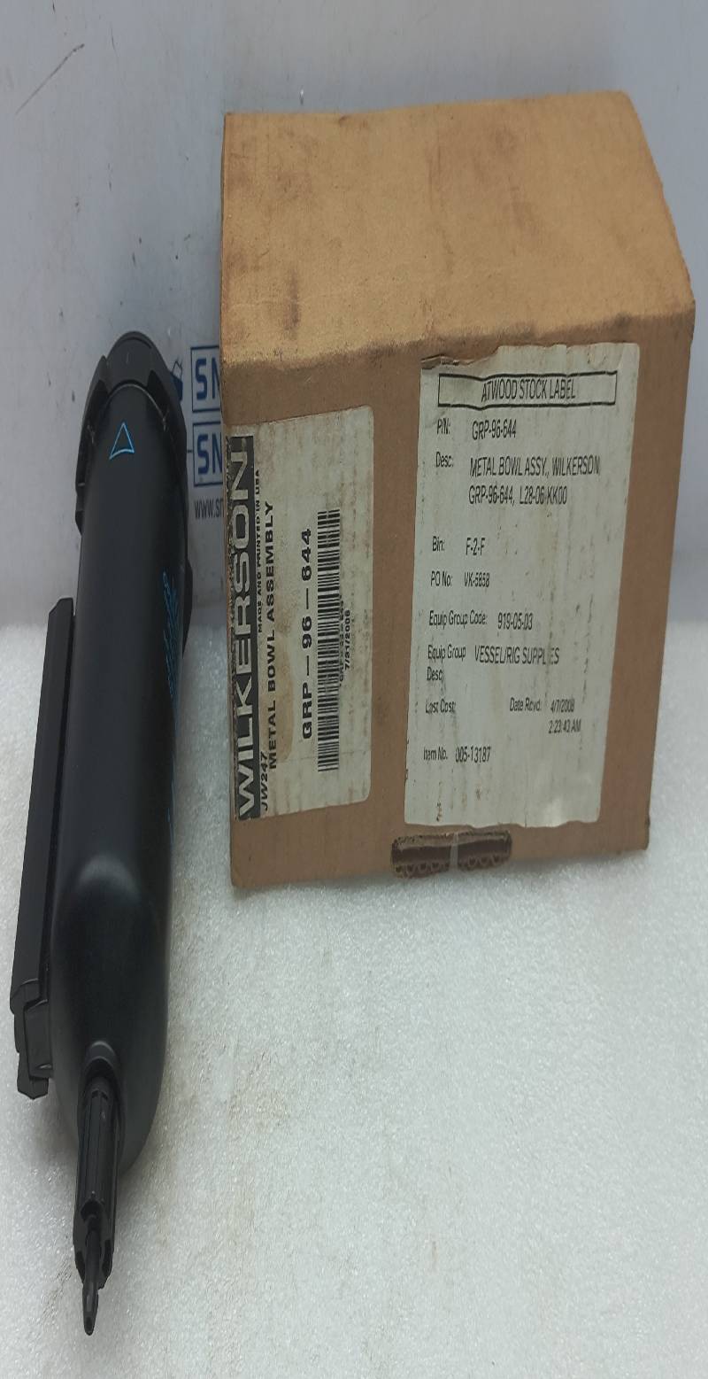 Wilkerson GRP-96-644 Metal Bowl Assembly GRP96644