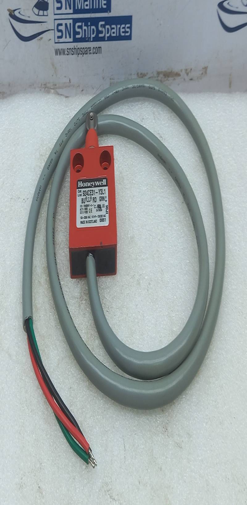 Honeywell 924CE31-Y3L1 Miniature Safety Switch And Lead Wire