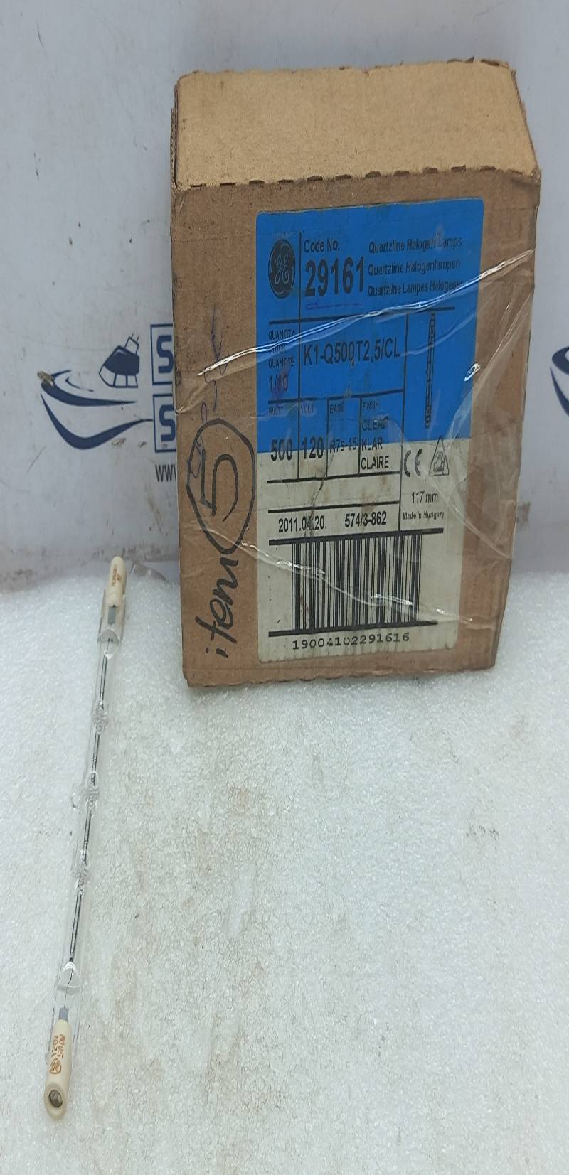 General Electric R7s 11000 Lumen Halogen 500W 120V 10PCs In Lot