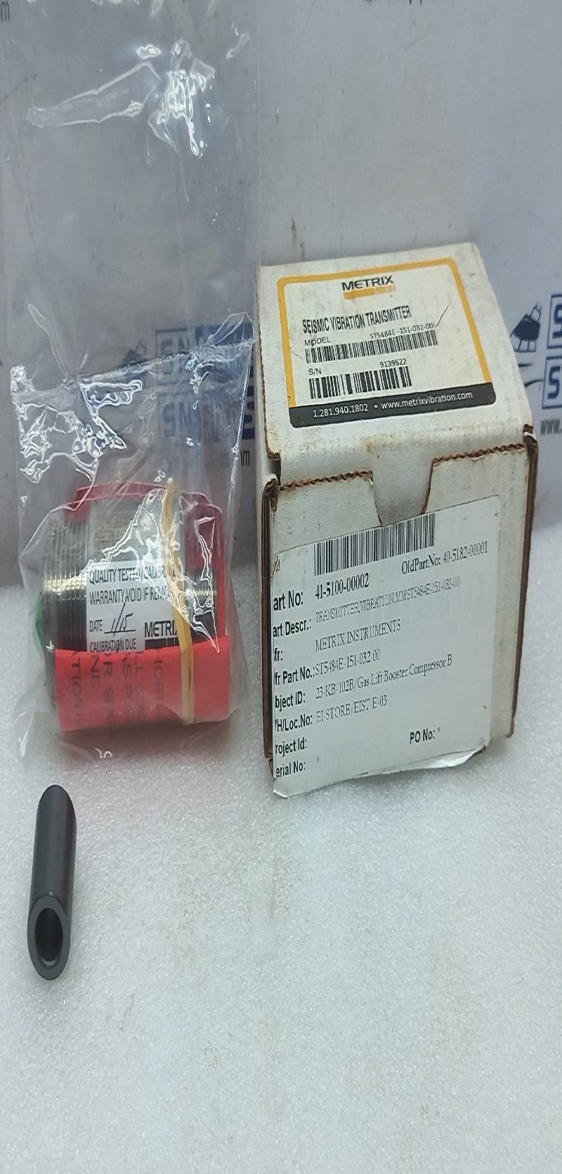 Metrix ST5484E-151-032-00 Seismic Vibration Transmitter