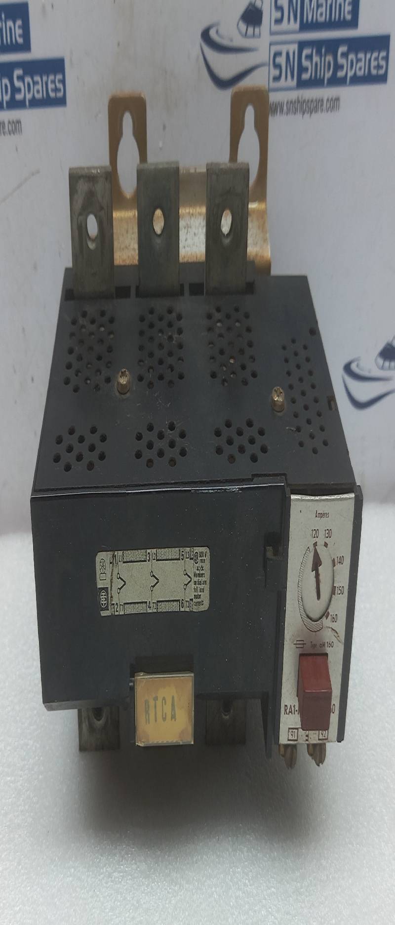 Telemecanique RA1-HA Thermal Overload Relay 120-160 Amperes