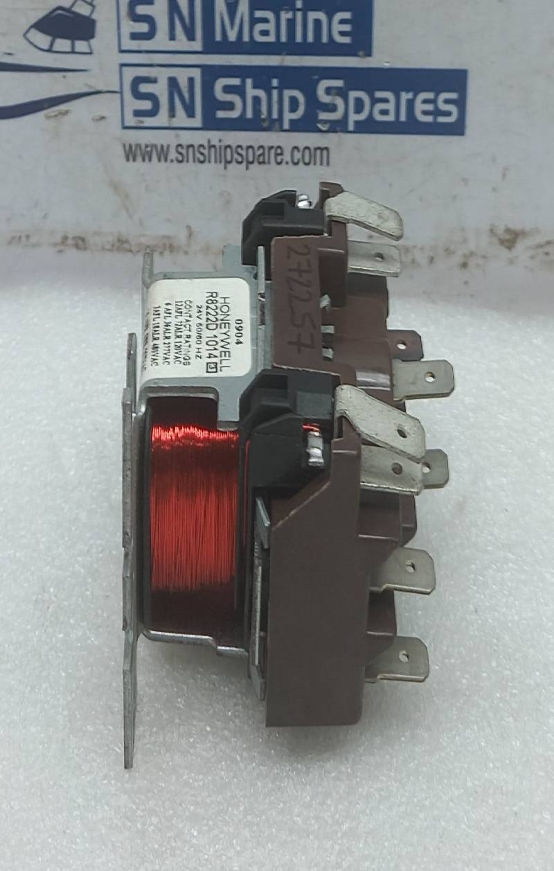 Honeywell R8222D 1014 General Purpose Relay 24V 50/60Hz REV. B-1