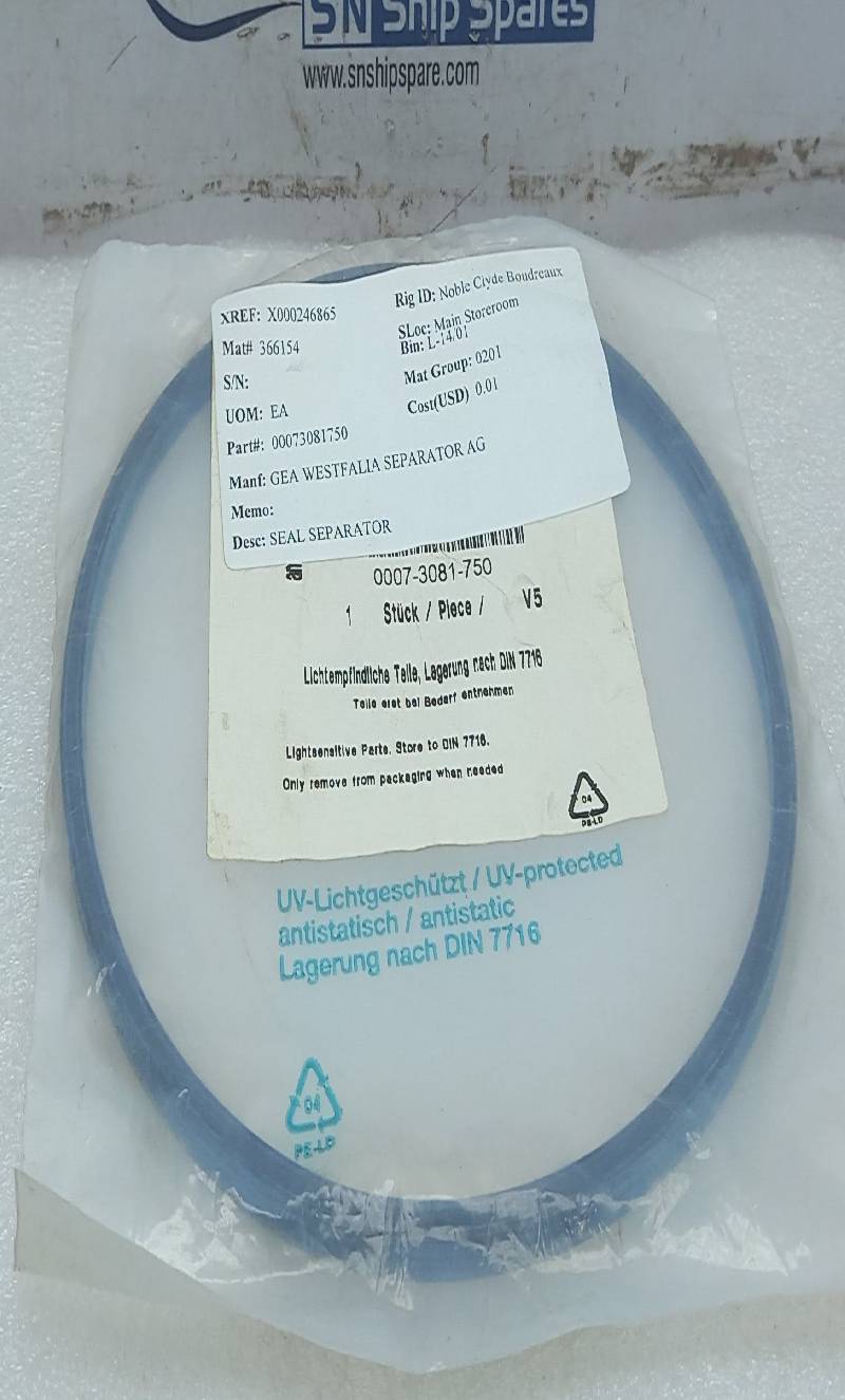 GEA 000-73081-750 Separator Seal