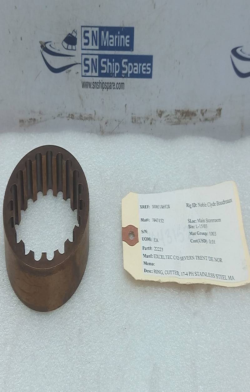 Exceltec C/O 22223 Cutter Ring 17-4 PH Stainless Steel