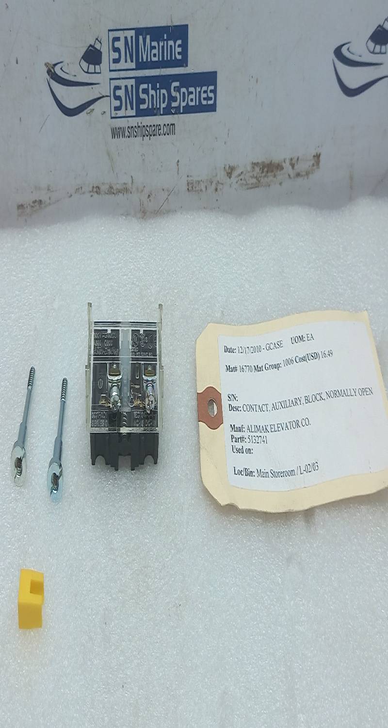 Allen Bradley 800T-XD1 Auxiliary Contact Block Series D Alimak 5132741