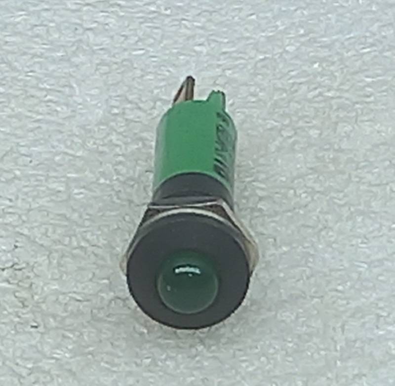17-041351 Green Led Light 24V 22MA 8MM Hamworthy SN53-50 4PCs In Lot