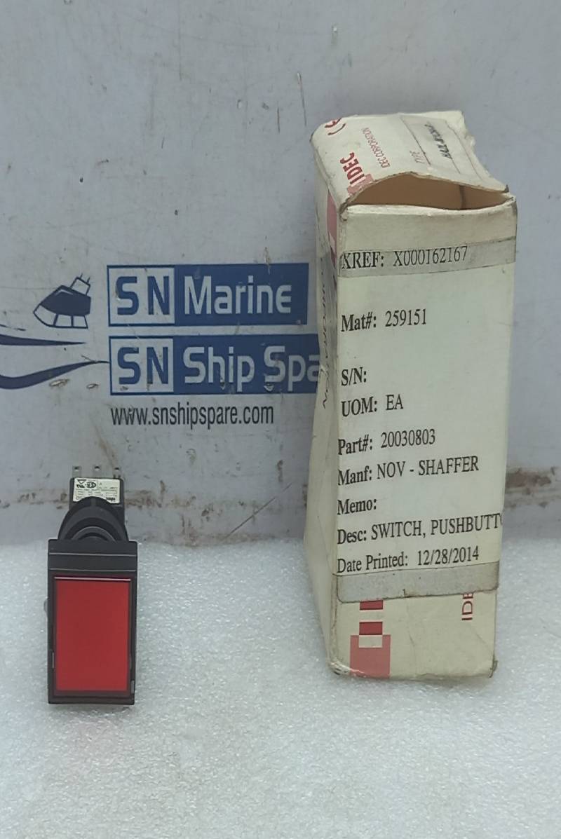 Idec HA2L-M1C64-R Illuminated Square Push Button Switch HA-C60 NOV 20030803