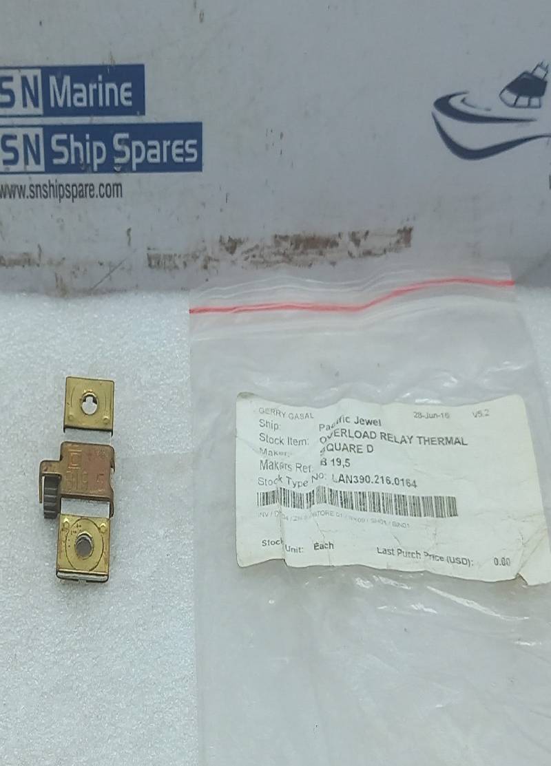Square D B 19.5 Thermal Overload Relay 3PCs In Lot