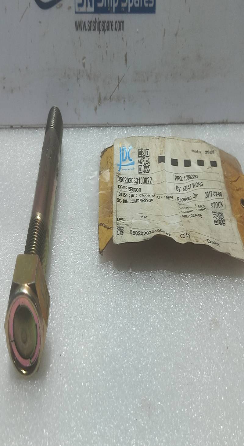 Keat Wong 190151-21010 Crank Shaft Assembly SC-10N Compressor
