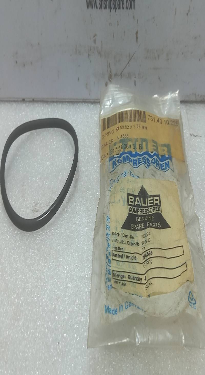 BAUER N4586 O-Ring 59.92 x 3.53 MM 3PCs In Lot