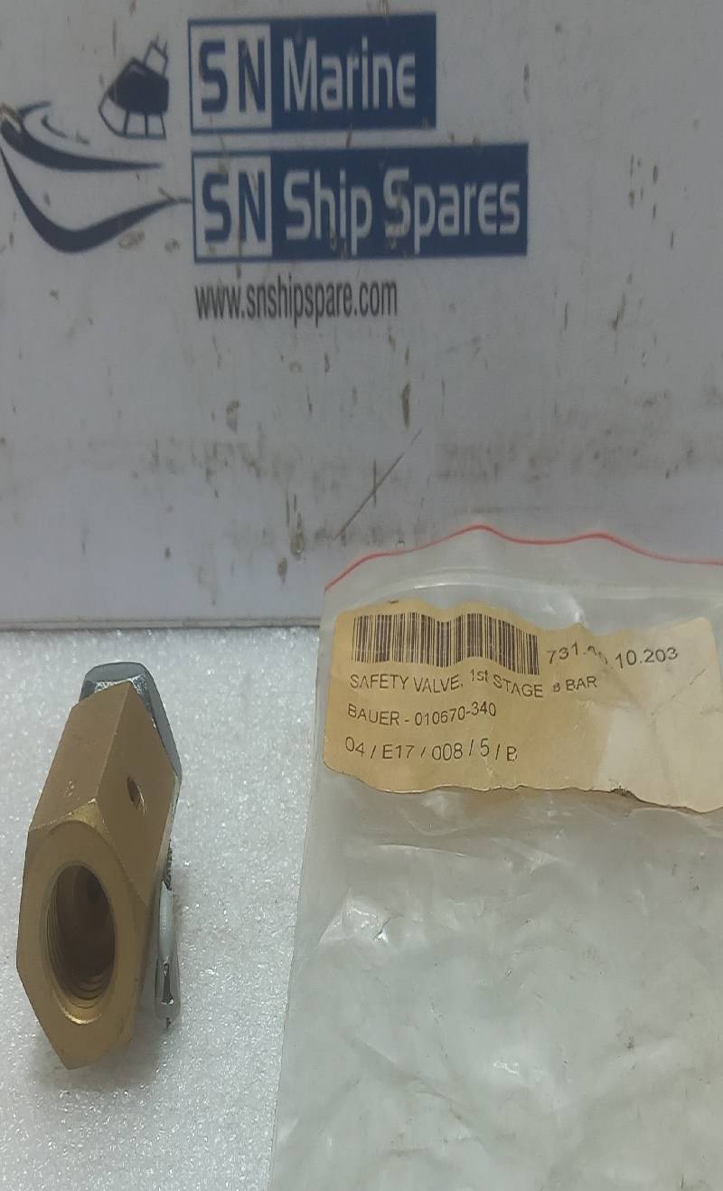 Bauer 010670-340 1St Stage Safety Valve 8Bar