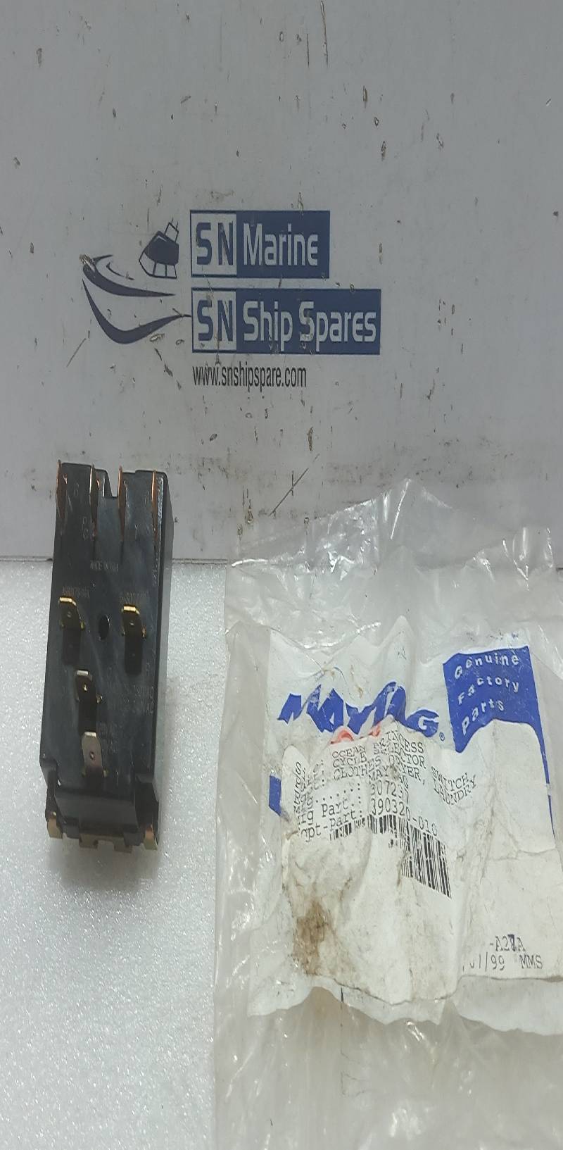 Maytag ASR3173-93A Cycle Selector Switch 25A 125-250VAC 16A 120-240VAC