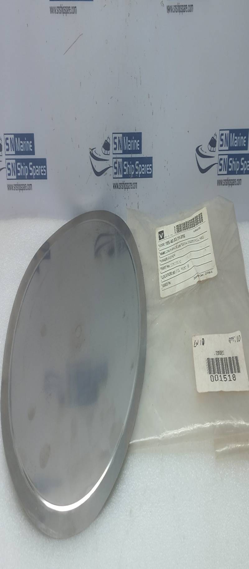 Fisher 1E390536012 Diaphragm Material S30200 Full HRD