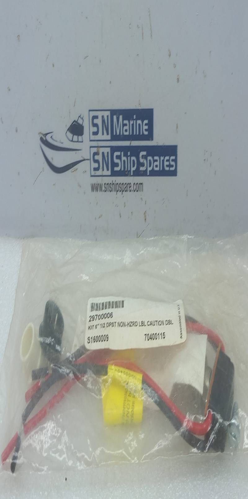 29700006 Kit 6” ½ DPST NON