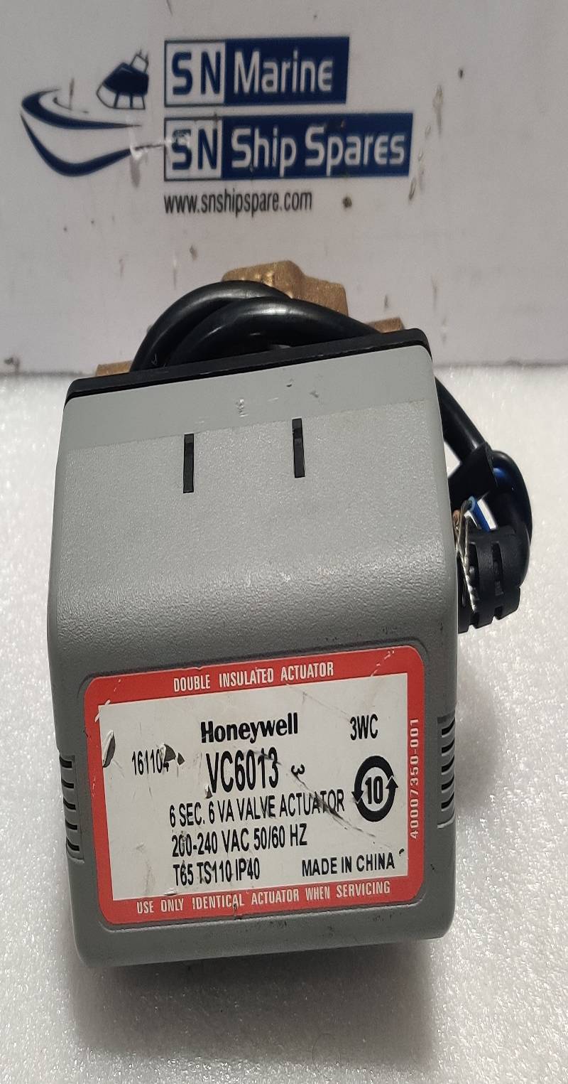 Honeywell VC6013 Double Insulated Valve Actuator 6 Sec. 6VA 200-240VAC 50/60Hz