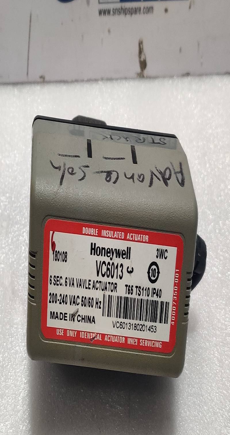 Honeywell VC6013 Double Insulated Valve Actuator 6 Sec. 6VA 200-240VAC 50/60Hz