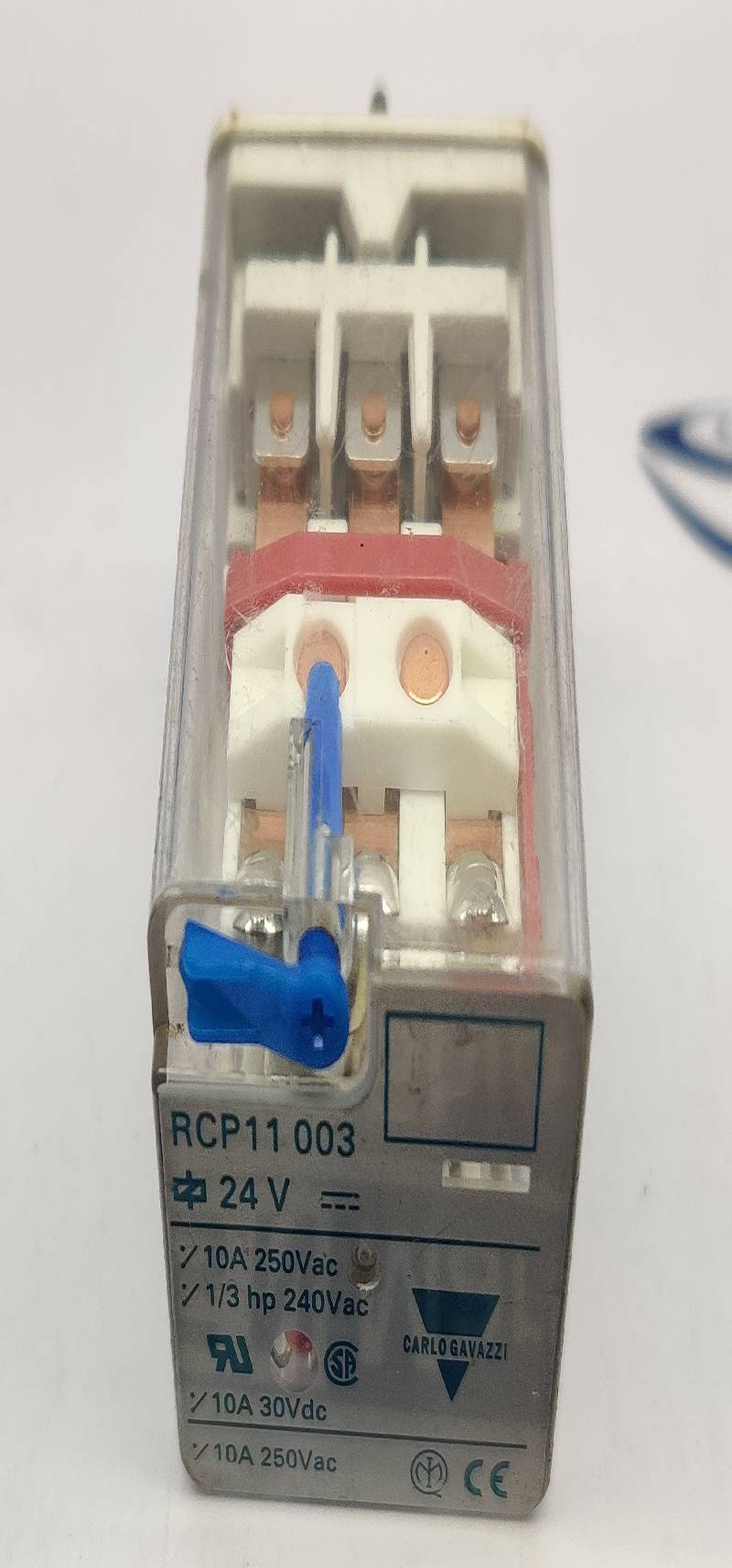 Carlo Gavazzi RCP11003 Industrial Relay 24V 10A 250Vac 1/3hp 240Vac 10A 30Vdc