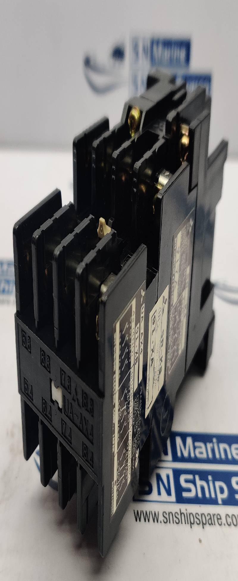 Mitsubishi Electric SR-K8 Contactor With UA-AX4 Contact Block 110/120V 50Hz 115/120V 60Hz