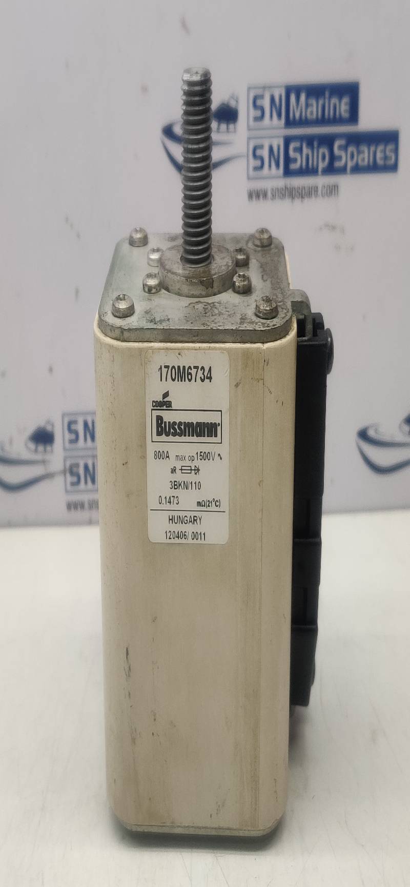 Cooper Bussmann 170M6734 Low Voltage Fuse 800A max op 1500V