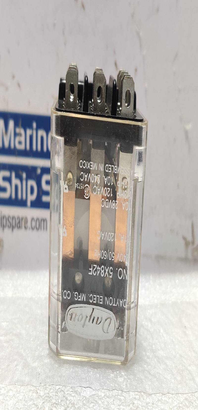Dayton 5X842F General Purpose Relay 240V 50/60Hz Loran 9942072