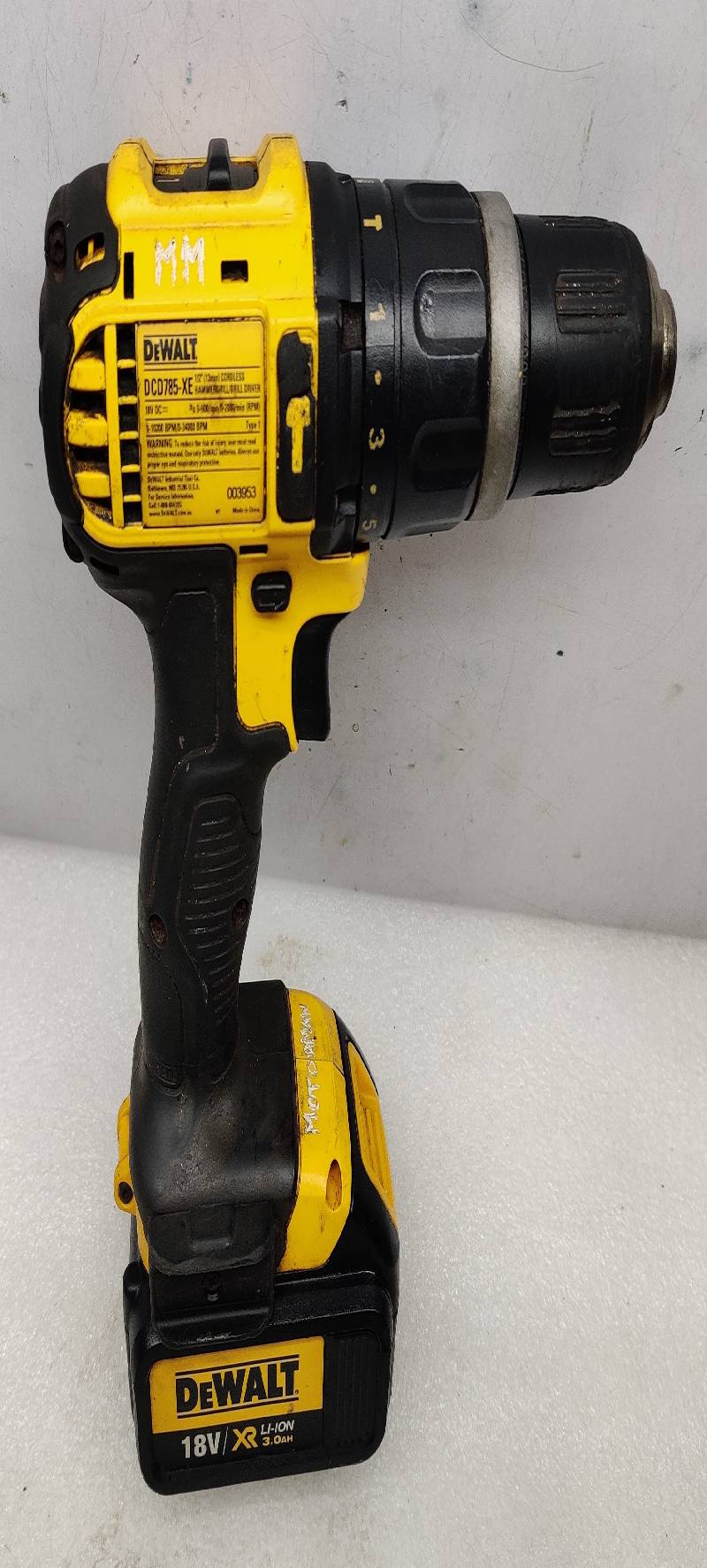 DEWALT LI-ION DCD785-XE Cordless Hammer Drill/Drill Driver ½”(13mm) 18V DC