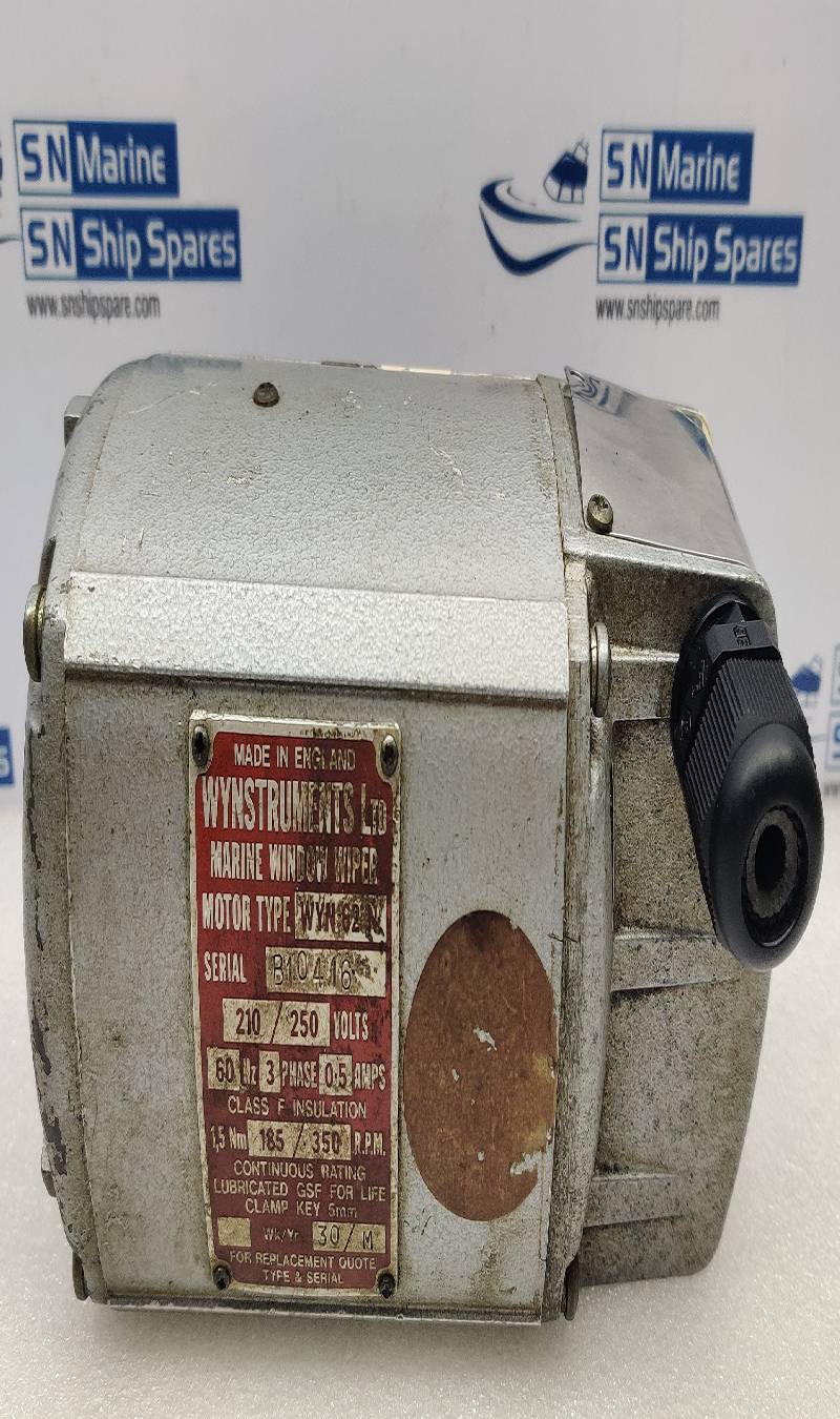 WYNSTRUMENTS WYN62N Marine Window Wiper 210/250V 60Hz 3PH 0.5AMPS