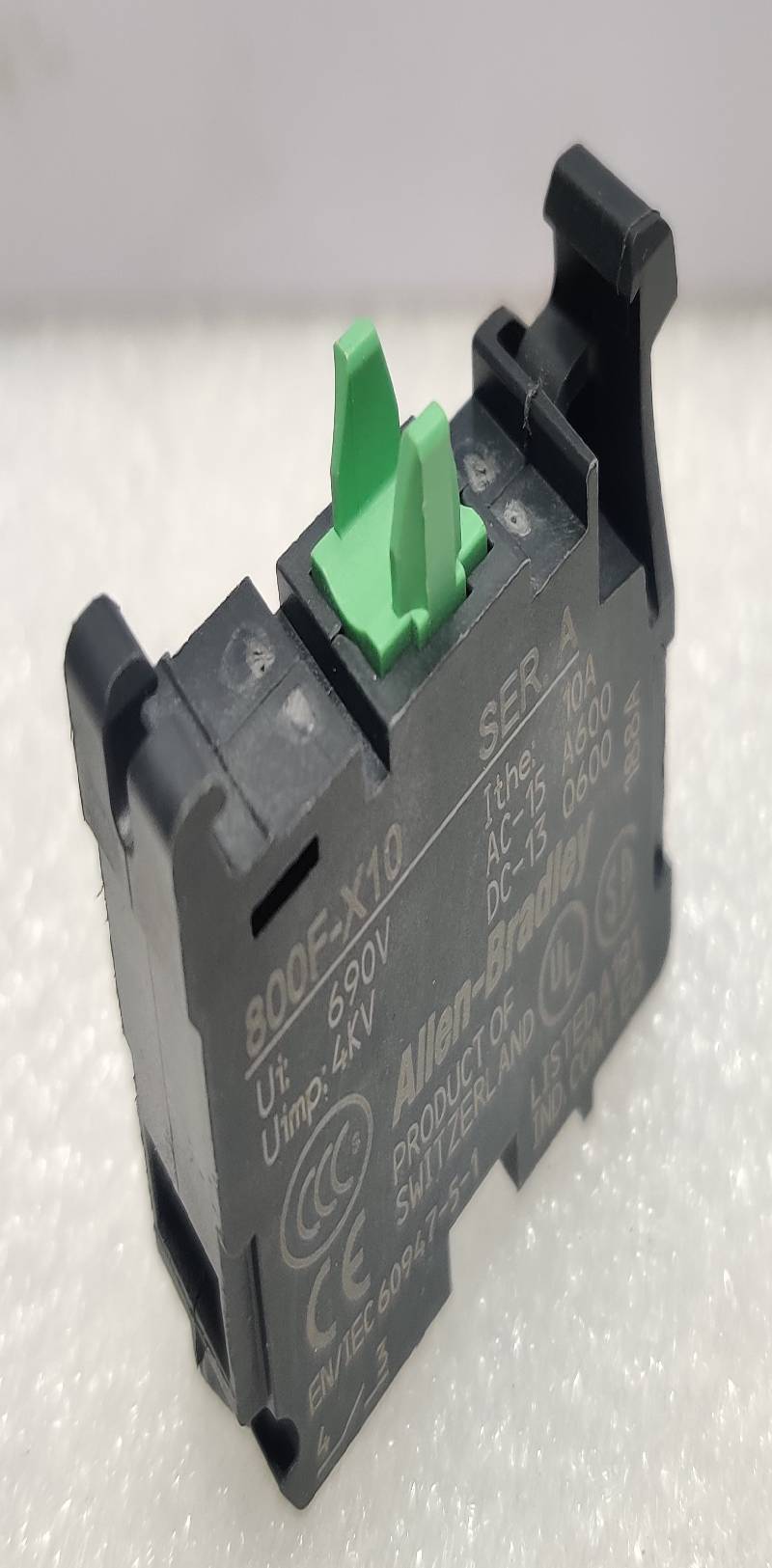 Allen Bradley 800F-X10 Contact Cartridge Ui 690V Uimp 4KV Ser A 9PCs In Lot