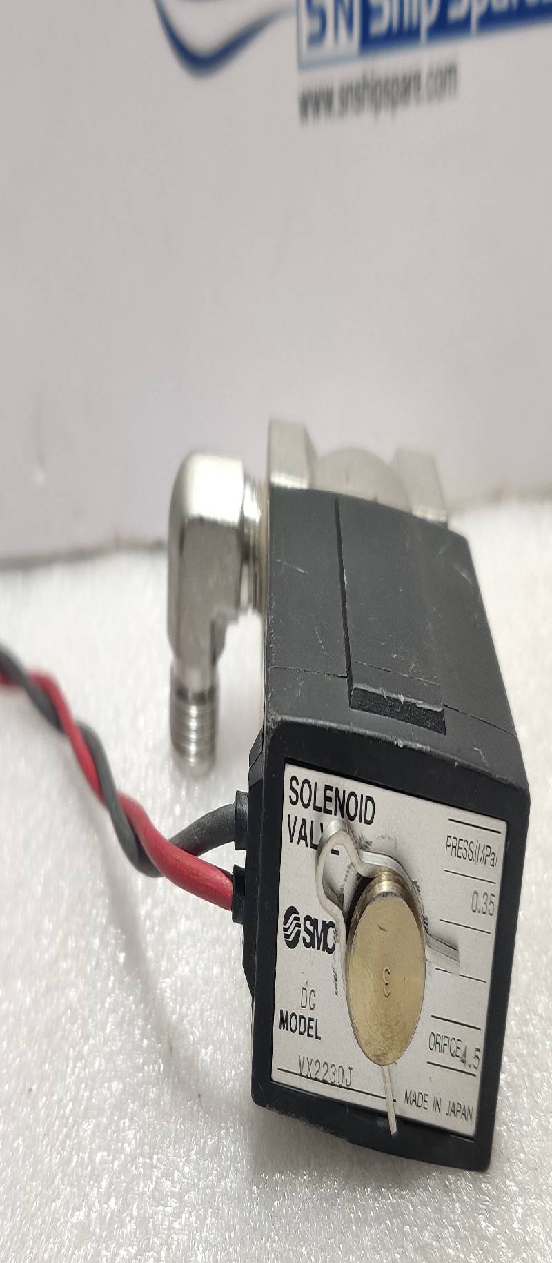 SMC VX2230J Solenoid Valve Press 0.35 MPa Orifice 4.5