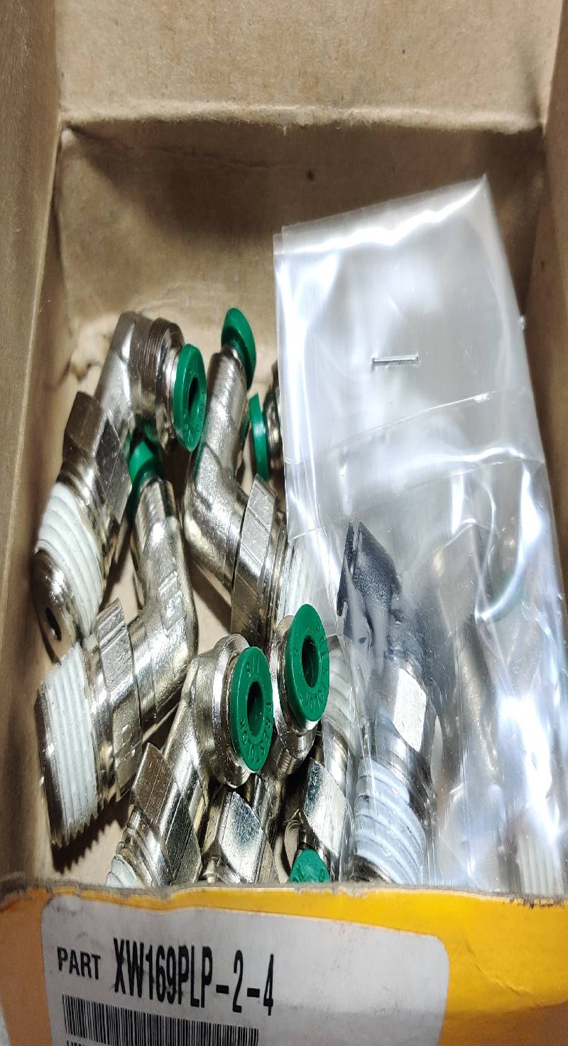 Parker XW169PLP-2-4 SWIVEL ELBOW 90° W169PLP-24 Pack Of 10