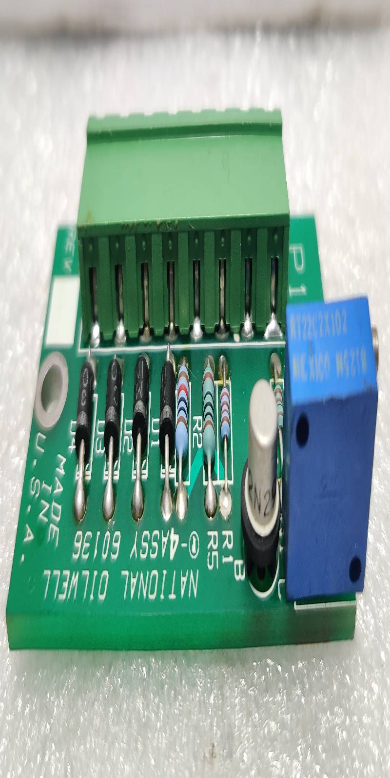 NATIONAL OILWELL 60136 Thottle Signal Mixer PCB Assembly 60137 Rev None