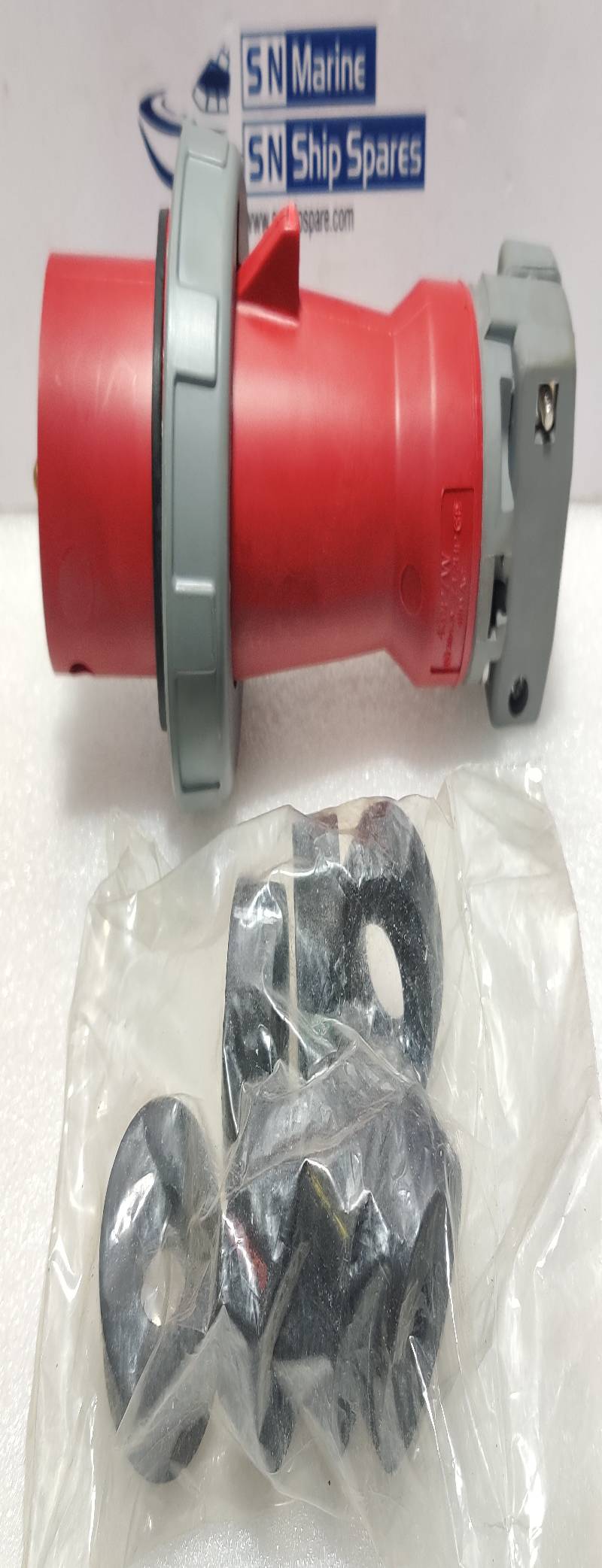 Hubbell 430P7W Pin & Sleeve Watertight Plug 30A 7-1/2HP 480VAC