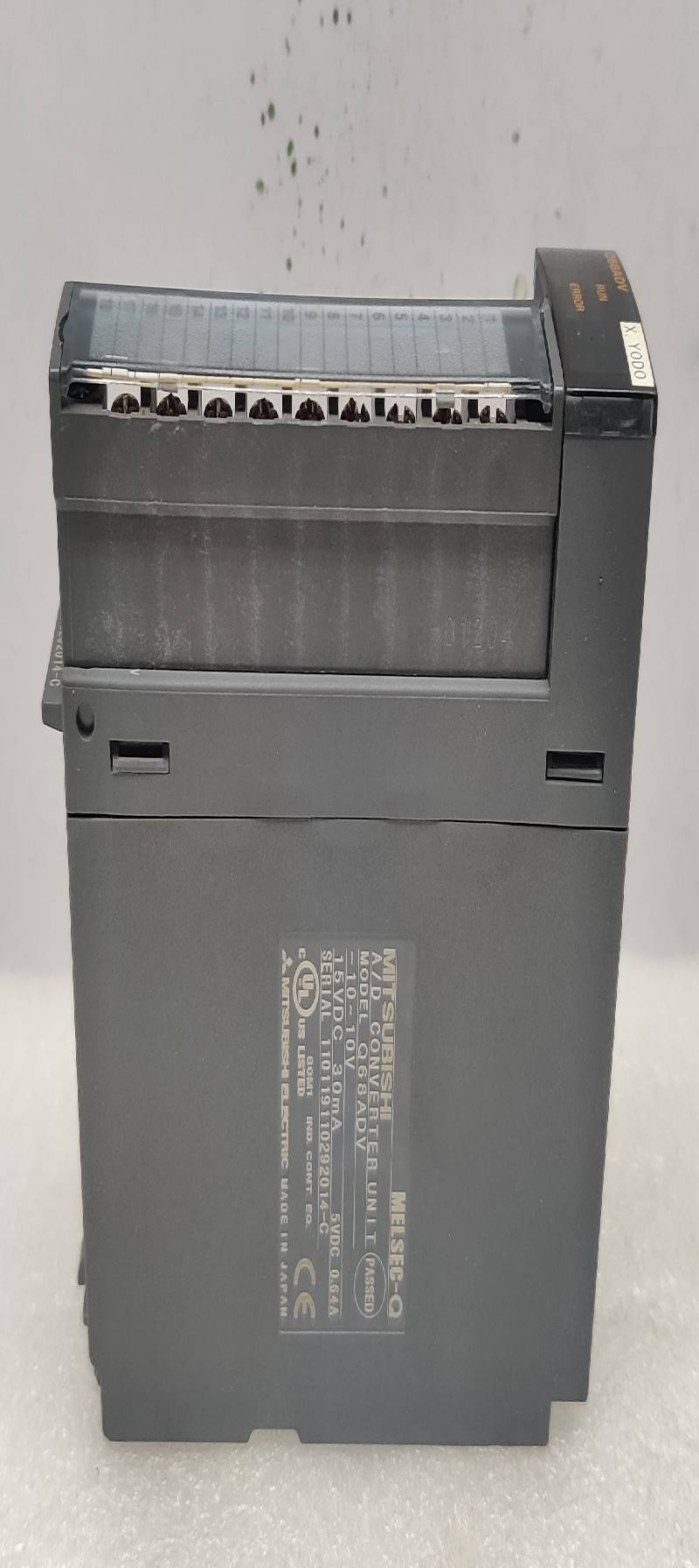 Mitsubishi Model: Q68ADV A/D Converter Unit MELSEC-Q 10~10V 15VDC 30mA 5VADC 0.64A