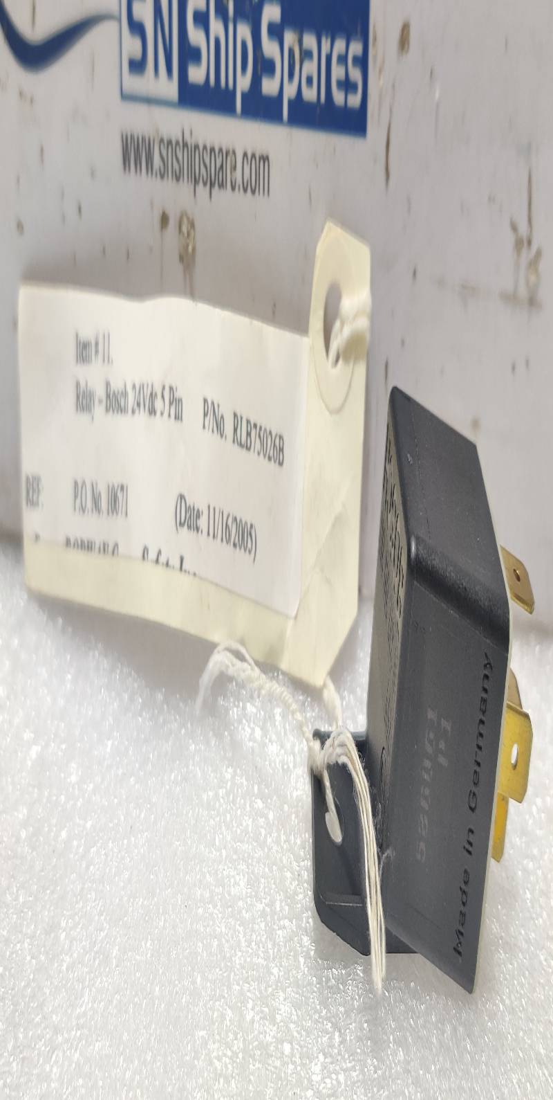 Bosch RLB75026B Relay 24Vdc 5Pin Relay