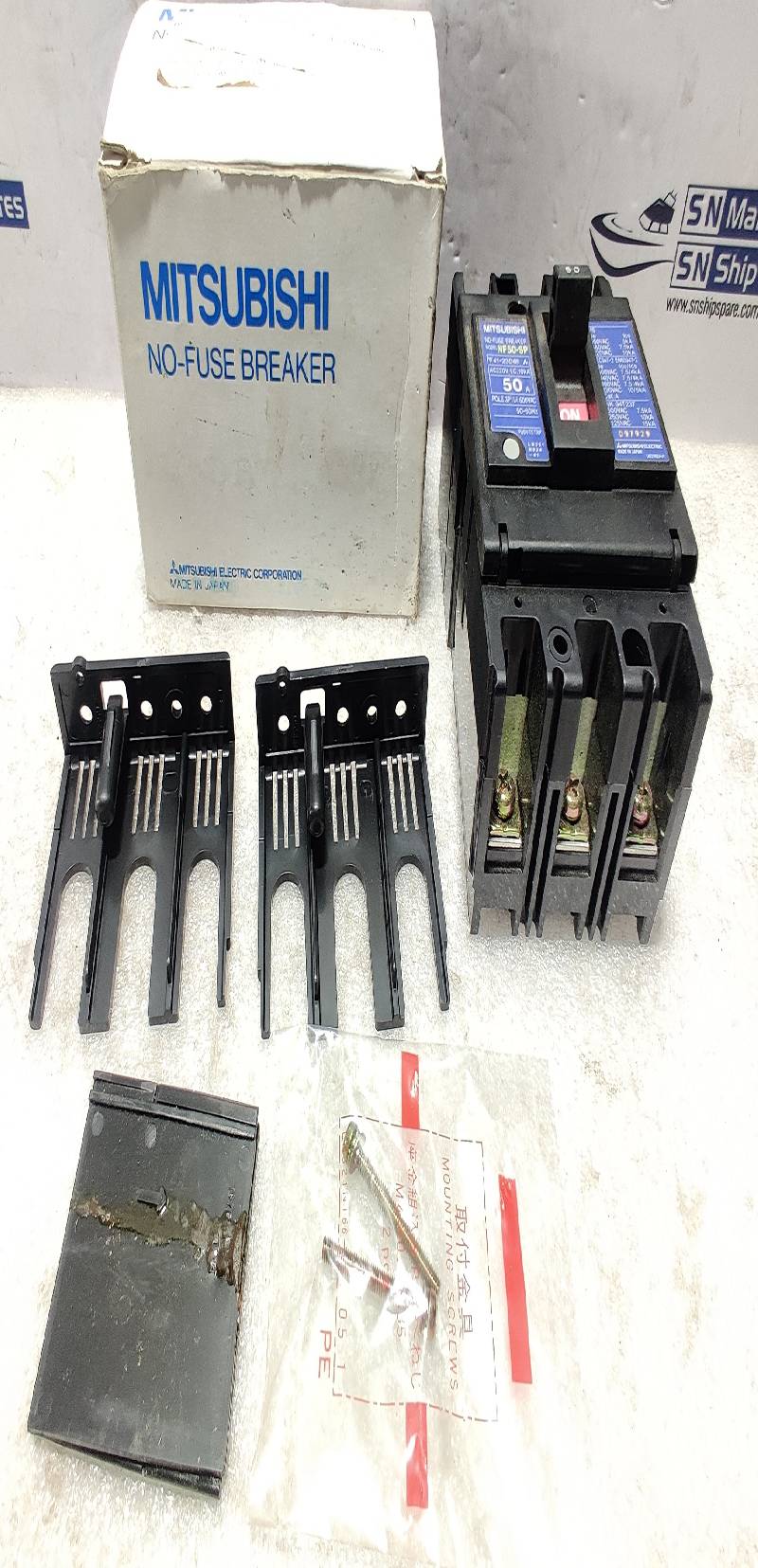 Mitsubishi Electric NF50-SP No-Fuse Breaker 50A 3P Ui 600VAC 5060Hz