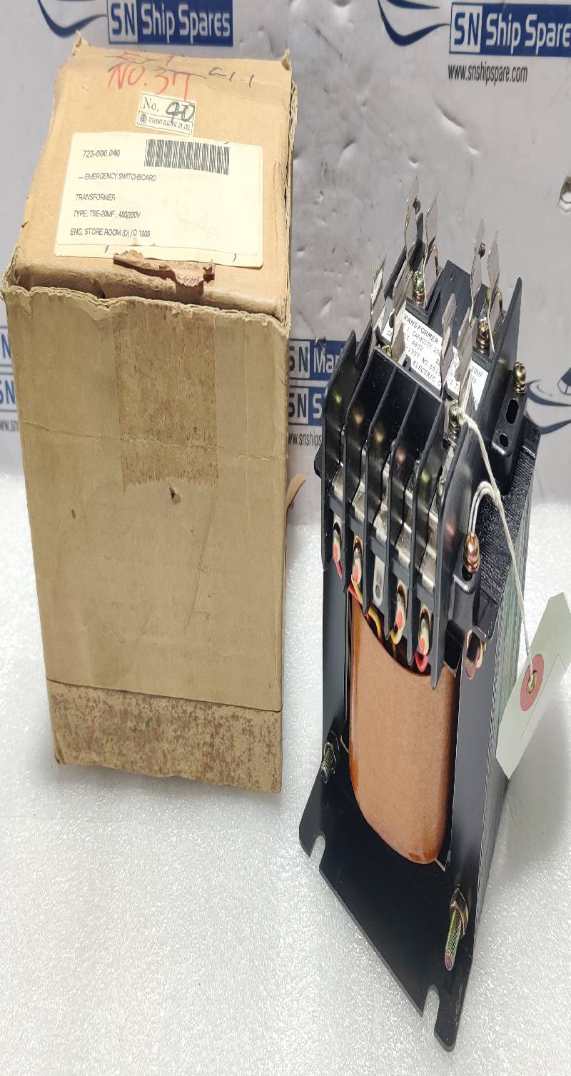 Terasaki Electric TSE-20MF Transformer PHASE1 200VA Freq.60Hz 460/230V