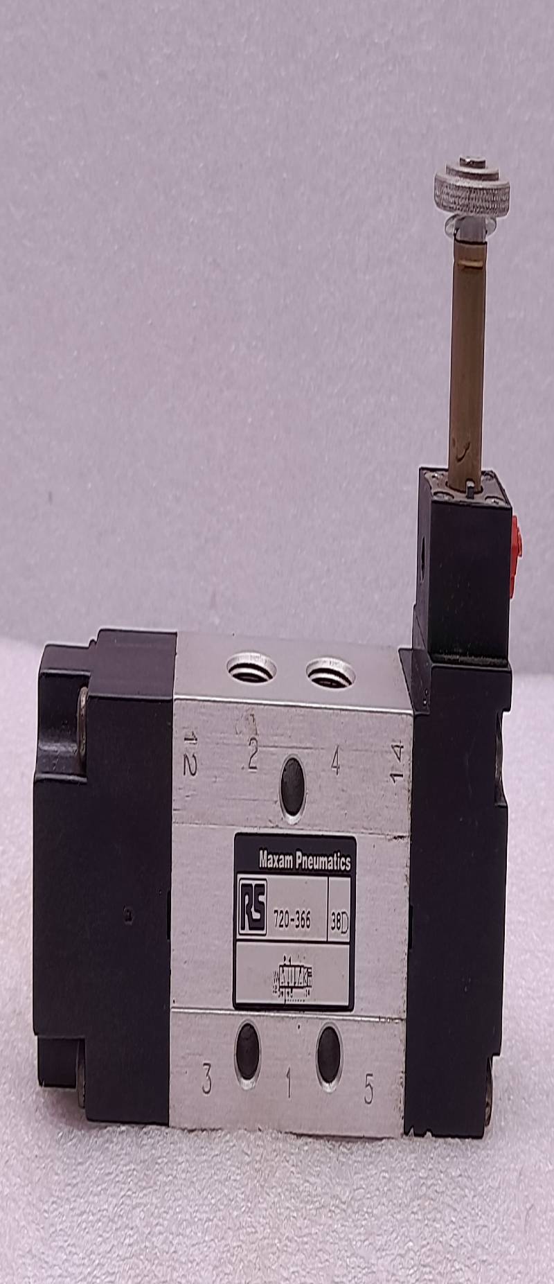 RS Components 720-366 Solenoid Valve Maxam Pneumatic