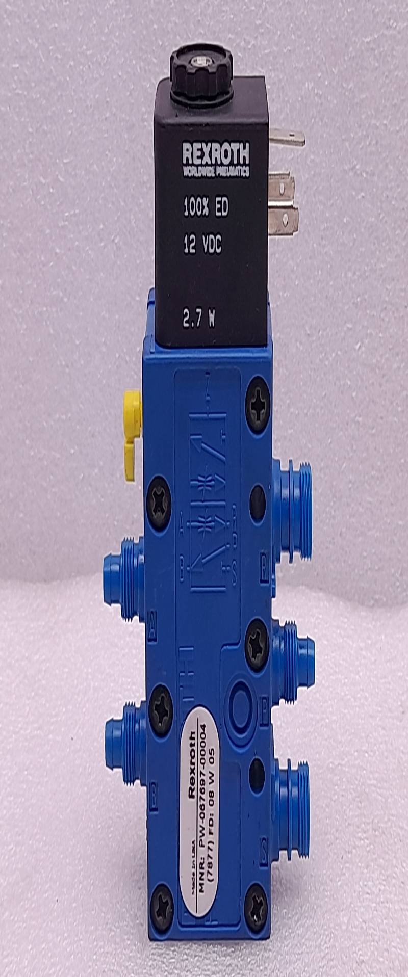 Rexroth PW-067697-00004 Valve 100%ED 12Vdc 2.7W