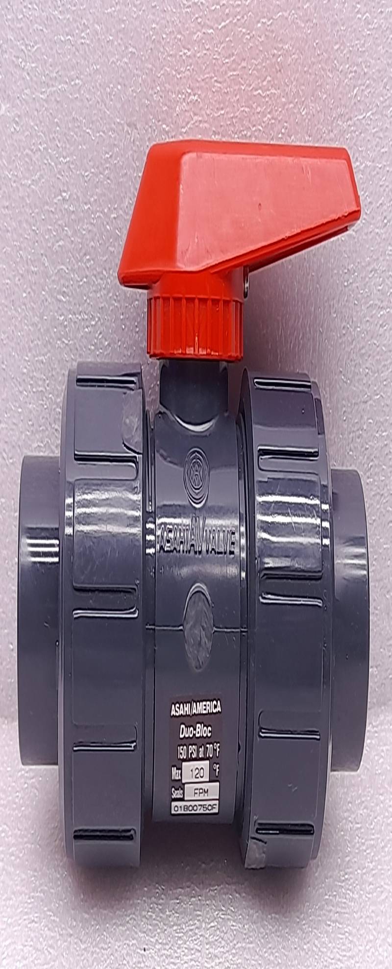 Asahi/America 01B00750F Ball Valve DUO-BLOC Max 120F 150Psi At 70F