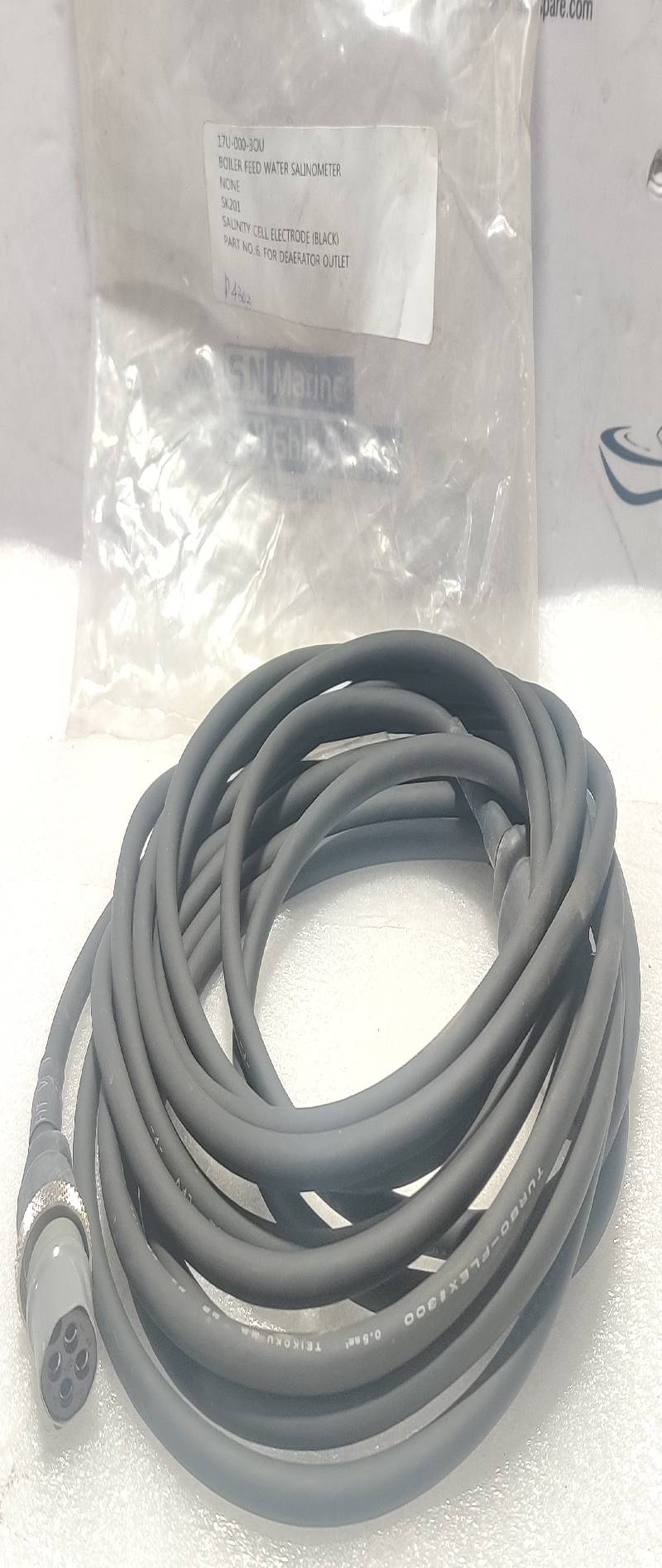 BOILER FEED WATER SALINOMETER SK201  SALINITY CELL ELECTRODE (BLACK)  17U-000-3OU