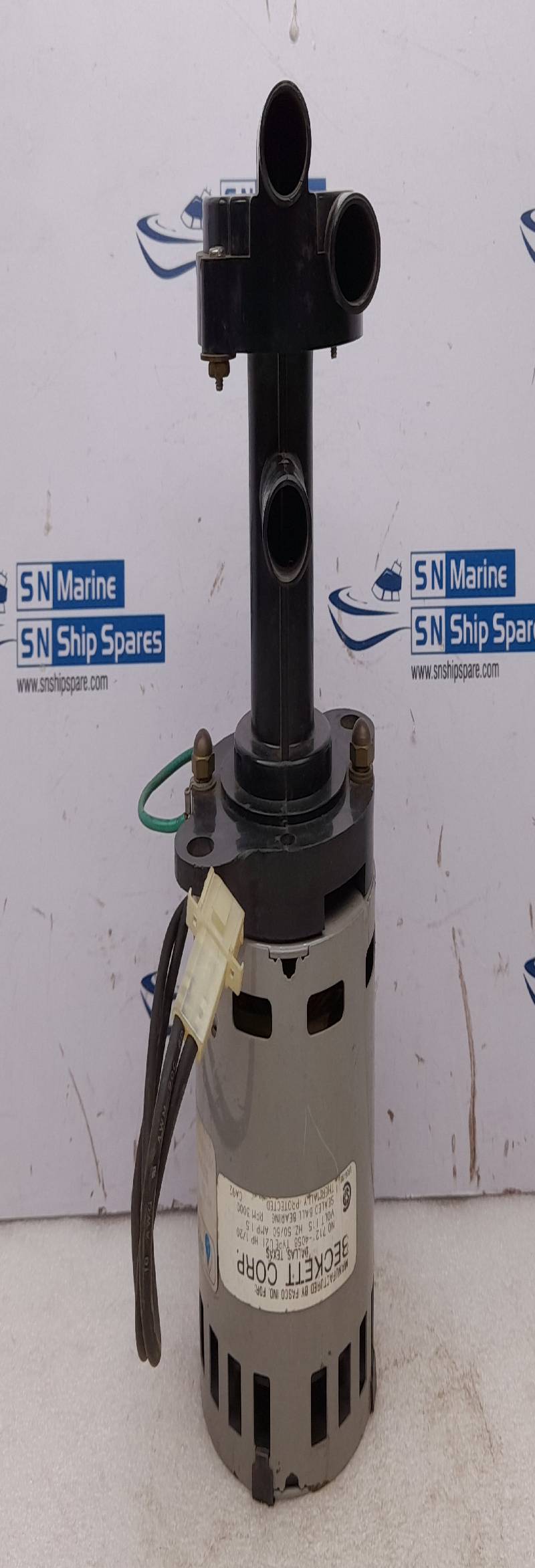 BECKETT CORP TYPE U21 MACHINE PUMP 115V 50/60Hz AMP 1.5 RPM 3000 7121-4058
