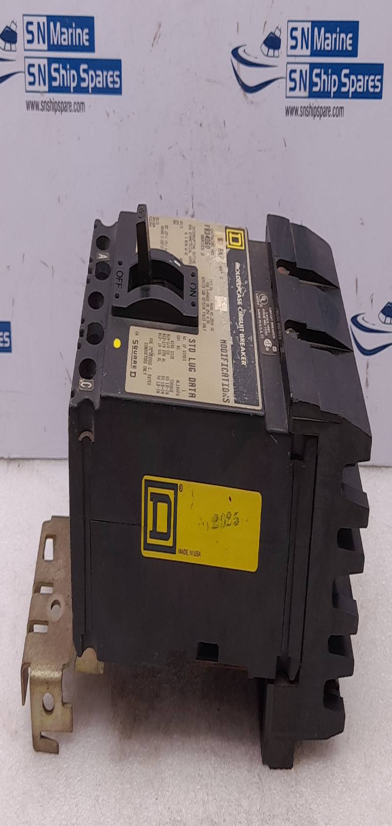 Square D F34060 Molded Case Circuit Breaker 480V AC 250V DC Series 2