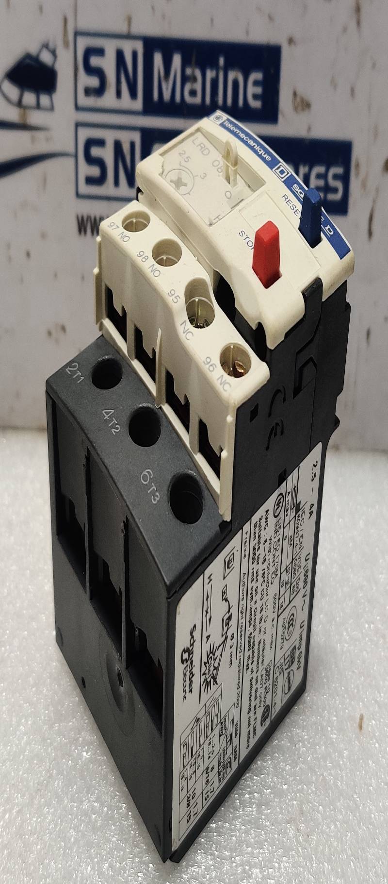 TELEMECANIQUE LRD-08 2.5-4A THERMAL OVERLOAD RELAY