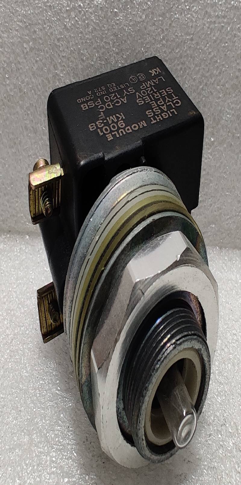 SQUARE D KM-38 LIGHT MODULE Class 9001 Series F 120V AC-DC  LAMP SY120PSB