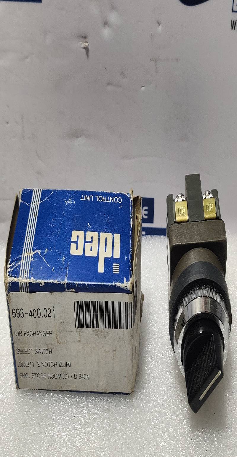 Idec ASN311 Control Unit Selector Switch AC125V 5A AC 300V 3A