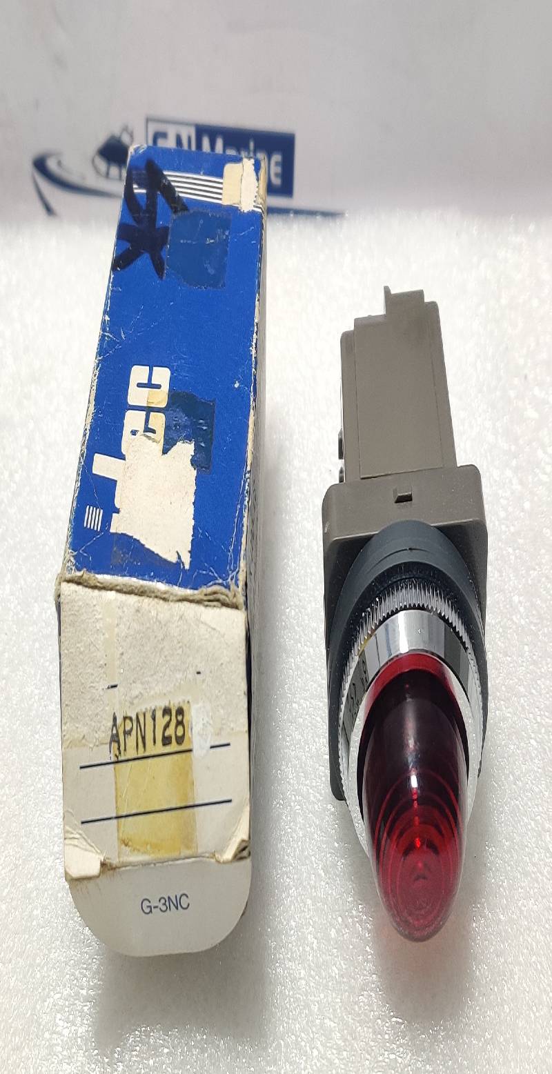 Idec APN128 Pilot Indicator Lamp Primary 200/220V 50/60Hz Lamp 18V 2W
