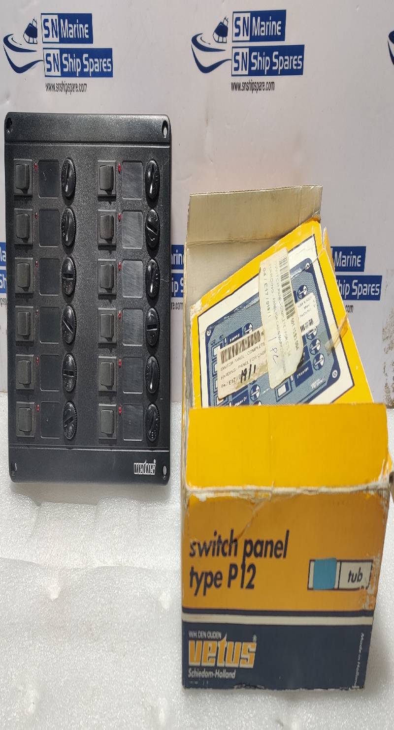 VETUS SWITCH PANEL TYPE P12