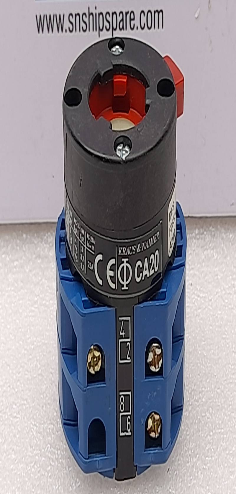 KRAUS & NAIMER CA20 ROTARY SWITCH 30AMP 600VAC