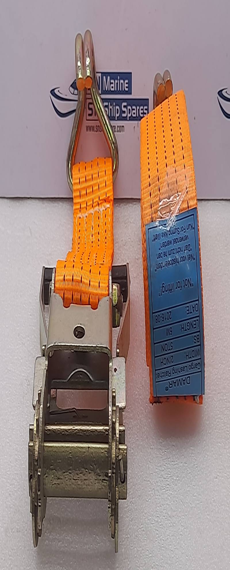 Damar Cargo Lashing Ratchet Width:21inch BS:5Ton Length: 6M